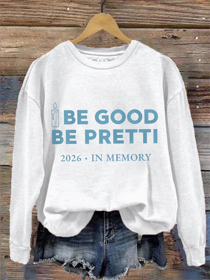 Women's Casual Printed Long-Sleeve Sweatshirt