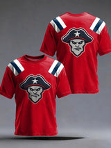 Men's Football Print Casual T-Shirt