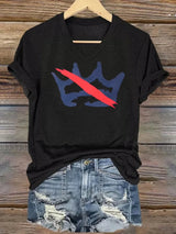 🔥Buy 3 Get 15% Off🔥V-neck Women's  America has no kings Printed Casual T-Shirt
