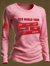 Women's Retro Leisure  Print Shirt