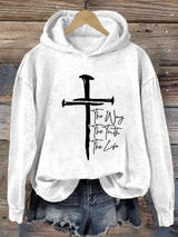 Women's Jesus The Way The Truth The Life Print Sweatshirt