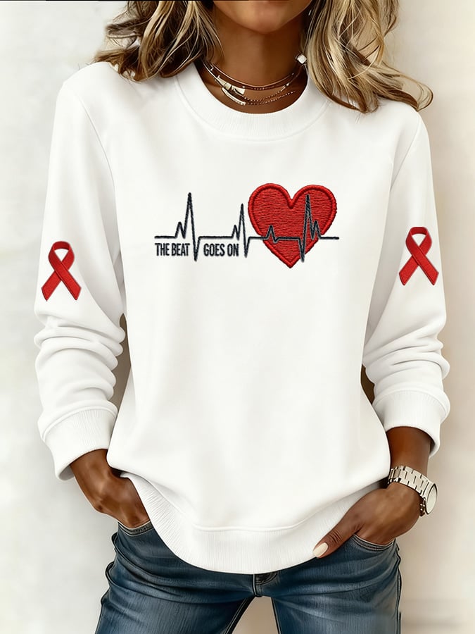 Women's Heart Disease Awareness Promotional Printed Top