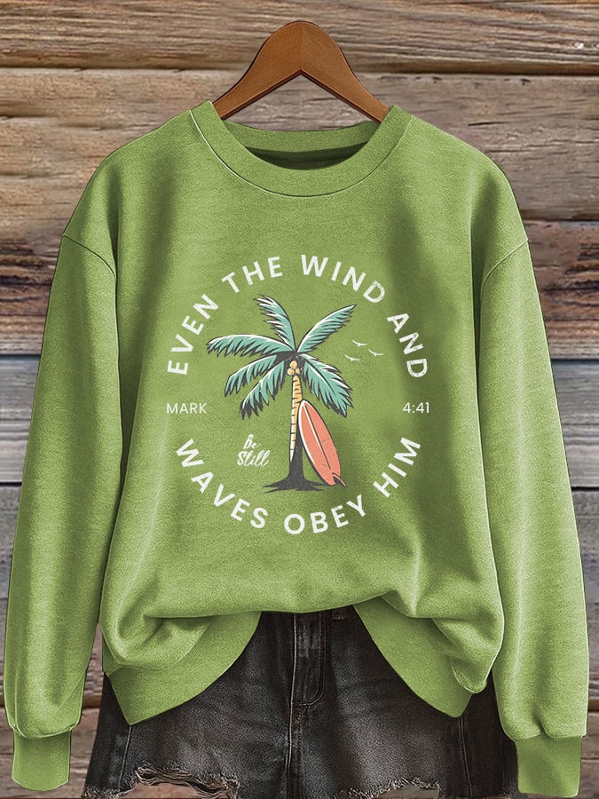 Women'S Casual Faith Sweatshirt