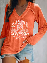 🔥Buy 3 Get 15% Off🔥Women's  V-neck Retro Funny Proud Member Of  Club Menopause Perimenopause Print T-Shirt