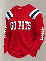 Men's Football Printed Casual Top