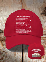 🔥Buy 3 Get 15% Off🔥Retro Funny WDNC Club Menopause Perimenopause Print Baseball Cap