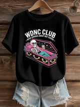 🔥Buy 3 Get 15% Off🔥Women's Halloween WDNC Menopause And Perimenopause Print T-Shirt