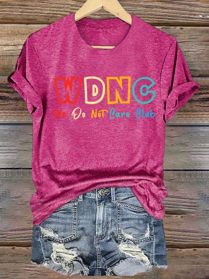 Women's  Retro Funny Proud Member Of Club Menopause Perimenopause Print T-Shirt