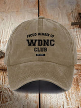 Unisex  Retro Funny Proud Member Of Club We Do Not Care Menopause Perimenopause Print  Hat