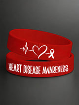 Heart Disease Awareness Design Wristband