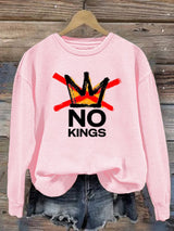 🔥Buy 3 Get 15% Off🔥Women's  America has No Kings Printed Casual Sweatshirt
