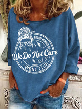 Retro Proud Member Of WDNC Club Menopause Perimenopause Print Sweatshirt