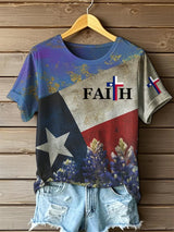 Women's Texas Faith Print T-Shirt