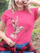 Women's Heart Disease Awareness Print T-shirt