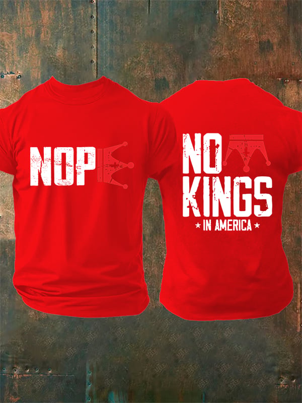 Men's  No Kings In America T-Shirt