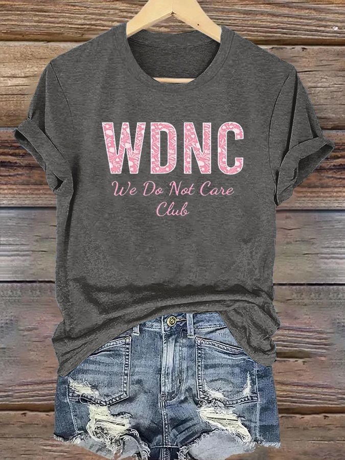 Women's  Retro Funny Proud Member Of Club Menopause Perimenopause Print T-Shirt