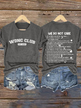 🔥Buy 3 Get 15% Off🔥Retro Funny WDNC Club Menopause Perimenopause Print T-Shirt