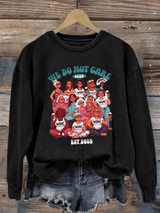 Women's  We don't care about club print  Sweatshirt