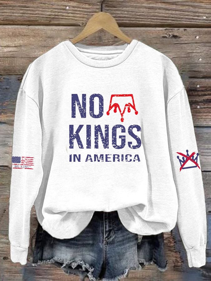 🔥Buy 3 Get 15% Off🔥Women's FDT Printed Long-Sleeve Sweatshirt