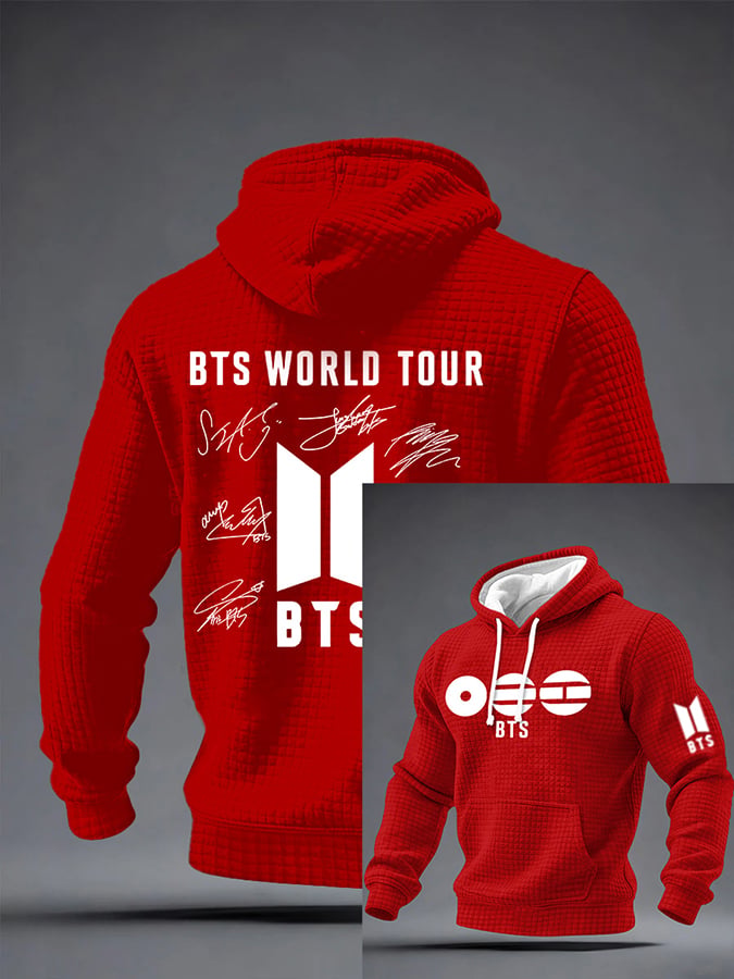 Men'S 2026 Bts Comeback Printed Hoodie