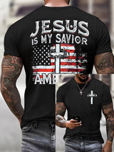 Men'S Casual Faith Short-Sleeved T-Shirt