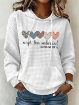 Women's Autism Strong Print Sweatshirt