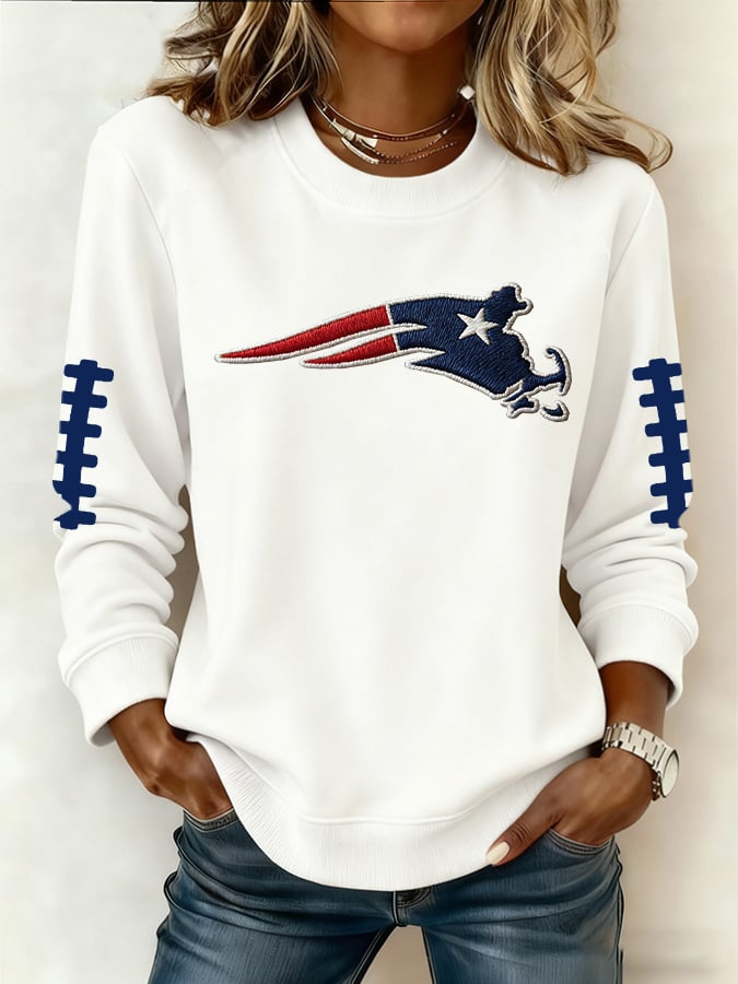 Women's Football print  Sweatshirt