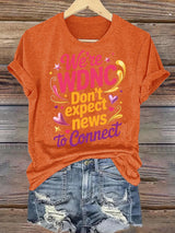 Women's  Retro Funny Proud Member Of Club Menopause Perimenopause Print T-Shirt