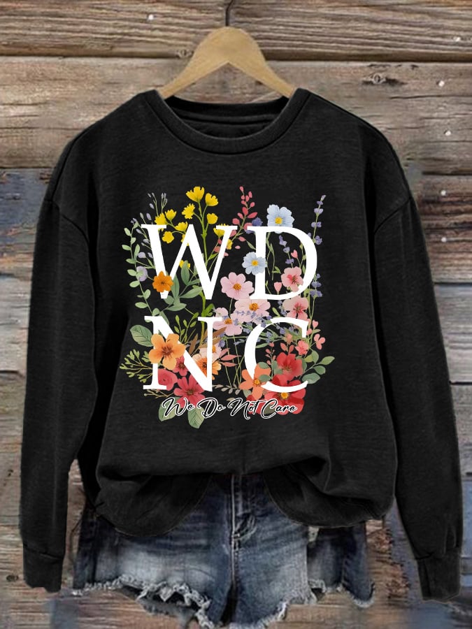 🔥Buy 3 Get 15% Off🔥Retro Funny WDNC Club Menopause Perimenopause Print Sweatshirt