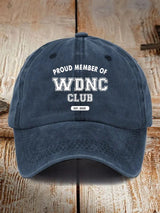 Unisex  Retro Funny Proud Member Of Club We Do Not Care Menopause Perimenopause Print  Hat