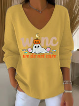 🔥Buy 3 Get 15% Off🔥Women's Halloween WDNC Menopause And Perimenopause Print T-Shirt