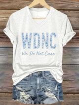🔥Buy 3 Get 15% Off🔥V-Neck Retro Funny WDNC Menopause Perimenopause Print T-Shirt