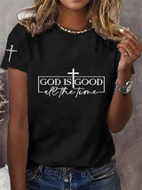 🔥Hot Sale Picks 🔥Women's Jesus Printed Short Sleeve T-Shirt
