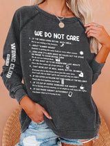 🔥Buy 3 Get 15% Off🔥Retro Funny WDNC Club Menopause Perimenopause Print Sweatshirt