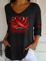 Women's Casual V-Neck T-Shirt