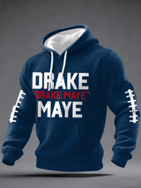 Men's Football Printed Casual Hoodie