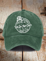 Retro Proud Member Of WDNC Club Menopause Perimenopause Print Baseball Cap