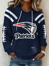 Women's Football Print Sweatshirt