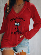 🔥Buy 3 Get 15% Off🔥Women's  V-neck Retro Funny Proud Member Of  Club Menopause Perimenopause Print T-Shirt