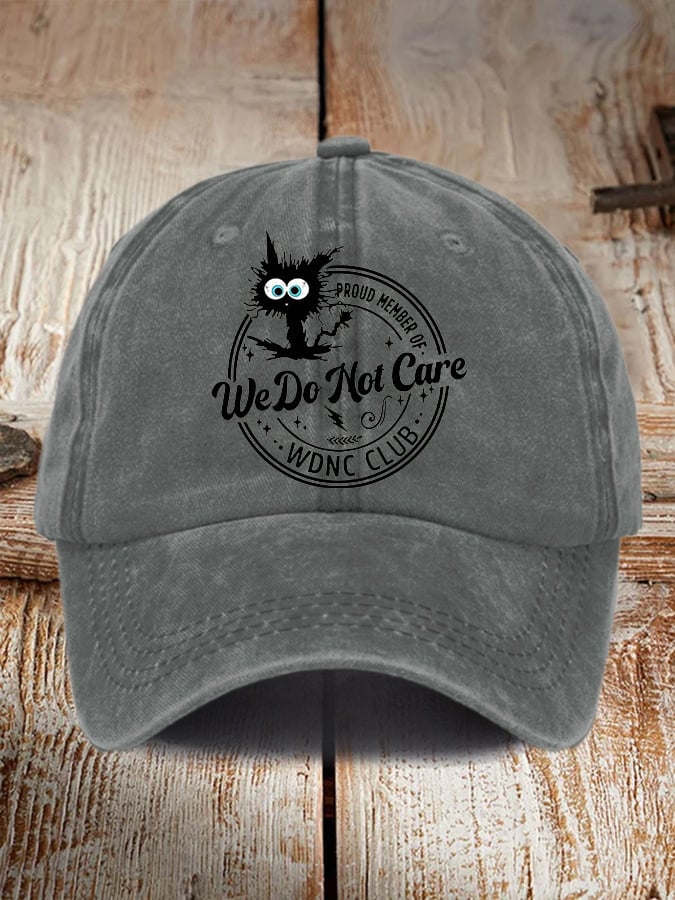 Retro Proud Member Of WDNC Club Menopause Perimenopause Print Baseball Cap