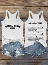 🔥Buy 3 Get 15% Off🔥Retro Funny WDNC Menopause Perimenopause Print Tank Top