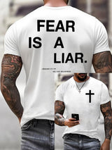 Men'S Casual Faith Short-Sleeved T-Shirt