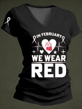 Women's Heart Disease Awareness T-shirt