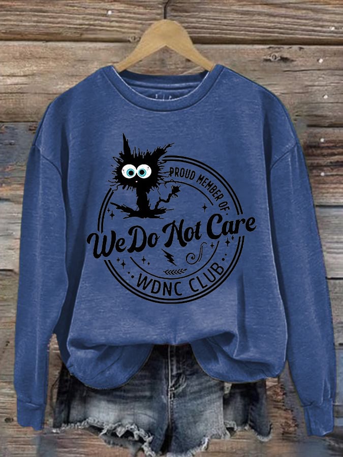 🔥Buy 3 Get 15% Off🔥Retro Funny Proud Member Of WDNC Club Menopause Perimenopause Print Sweatshirt
