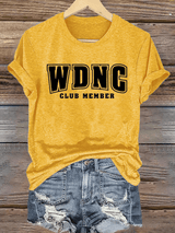 🔥Buy 3 Get 15% Off🔥Women's  Retro Funny Proud Member Of Club We Do Not Care Menopause Perimenopause Print  T-shirt