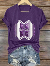 Women's K-pop Print Short-sleeved T-shirt