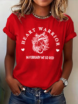 Women's Heart Disease Awareness T-shirt