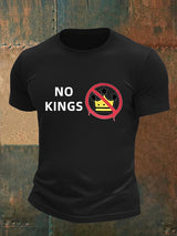🔥Buy 3 Get 15% Off🔥Men's   NO KINGS Print T-Shirt