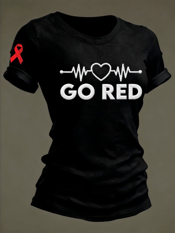 Women's Heart Disease Awareness T-shirt