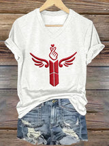 Women's K-pop Print Short-sleeved T-shirt